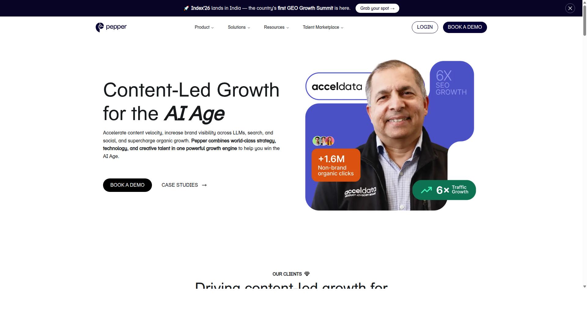 Peppertype.ai website